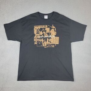 Jimi Hendrix Mens 2XL Shirt Hanes West Coast Seattle Boy 2010 Tribute Tour